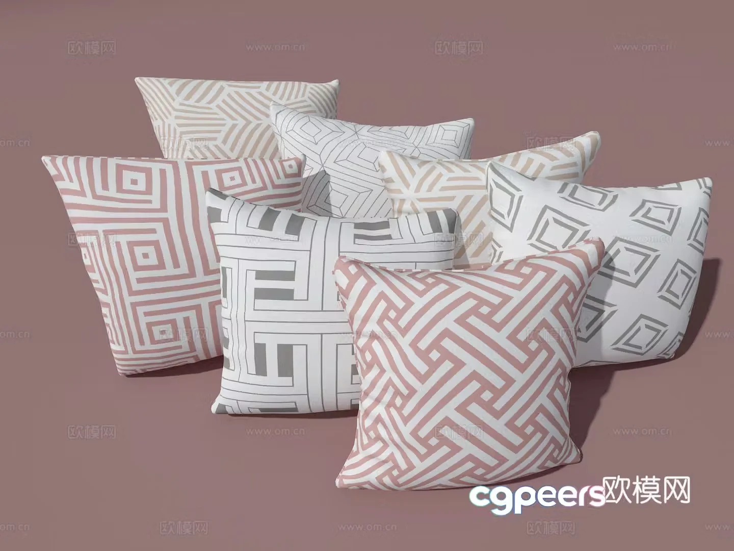 Sofa pillow 3d model