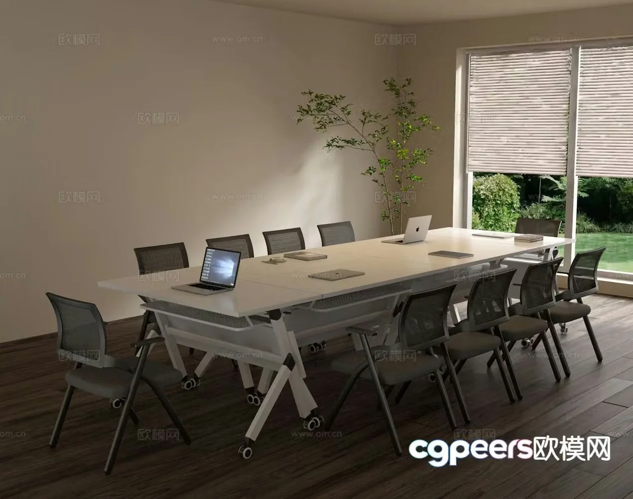 Modern conference table conference table 3d model