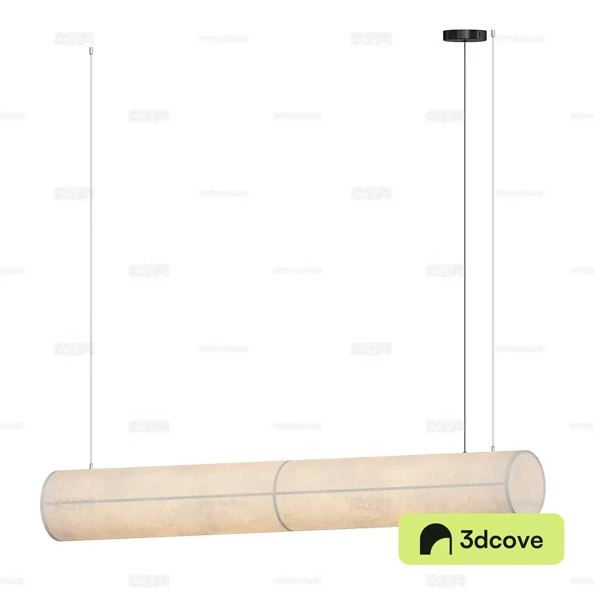 New Chinese style Hashira linear chandelier