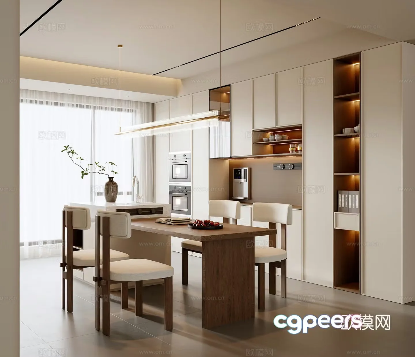 New Chinese restaurant 3D model