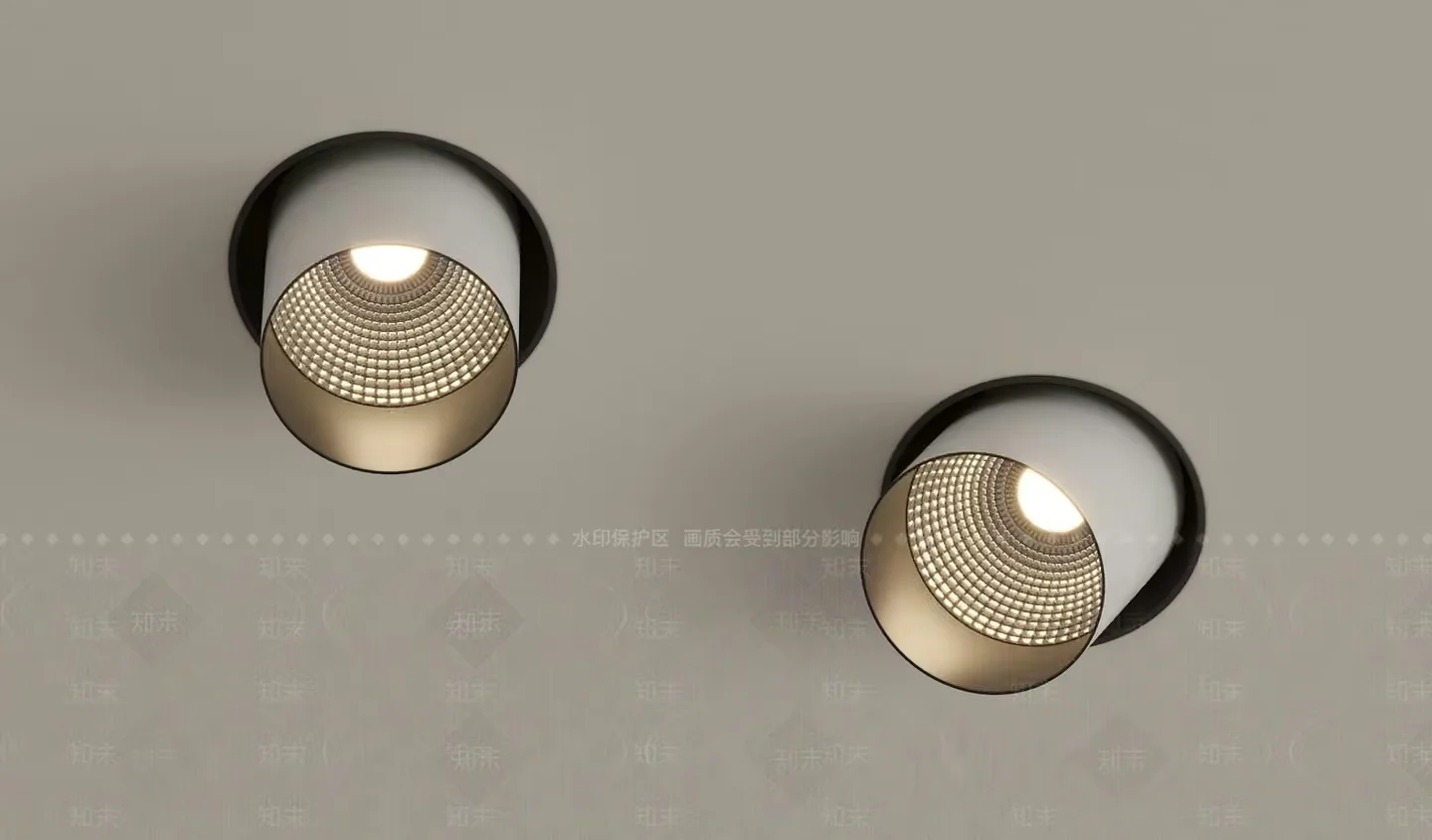 Gold Light Fixtures 3D Model – 18875 – VRAY Render