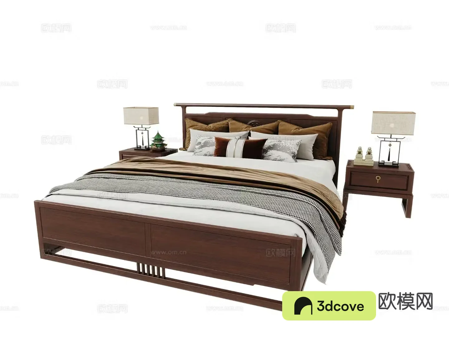 New Chinese style double bed