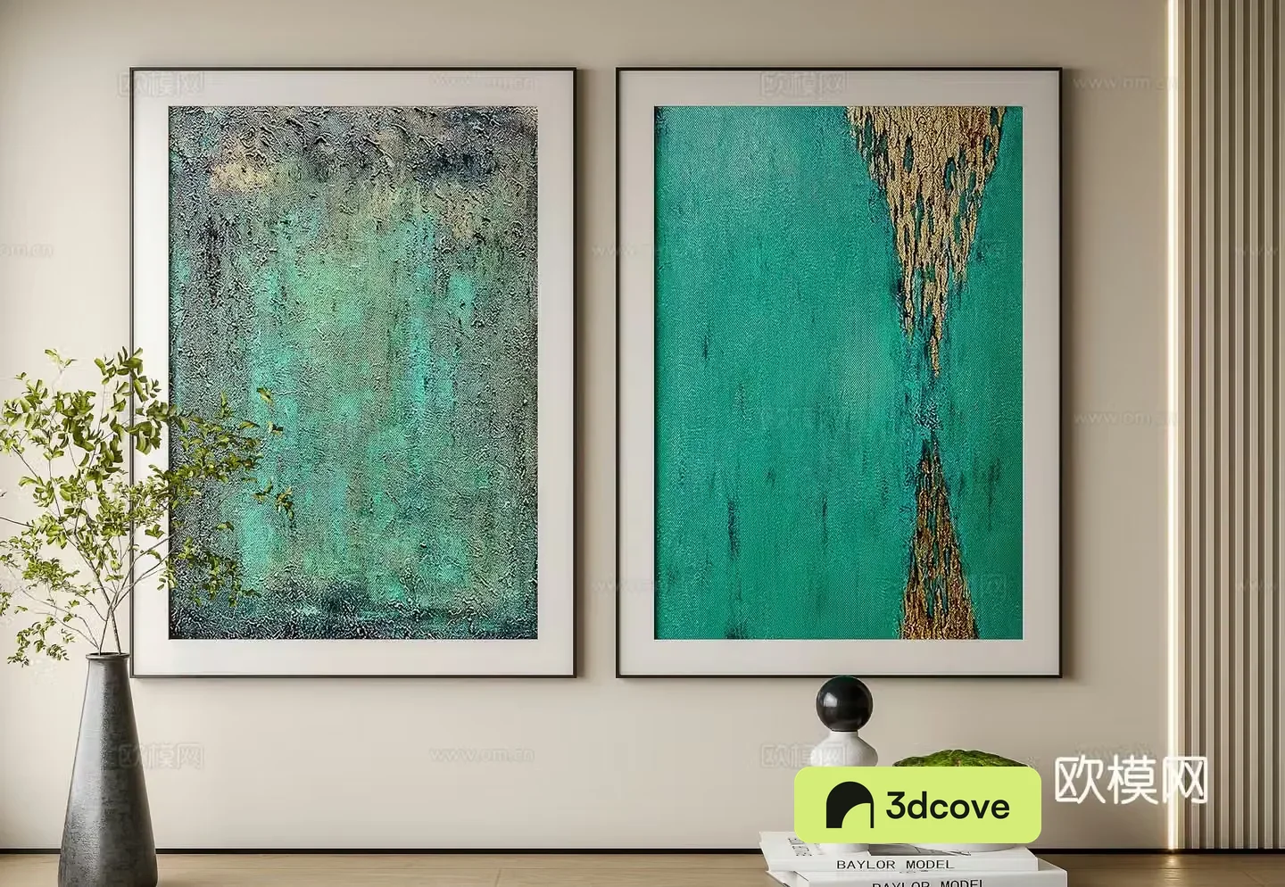 Modern minimalist decorative painting
