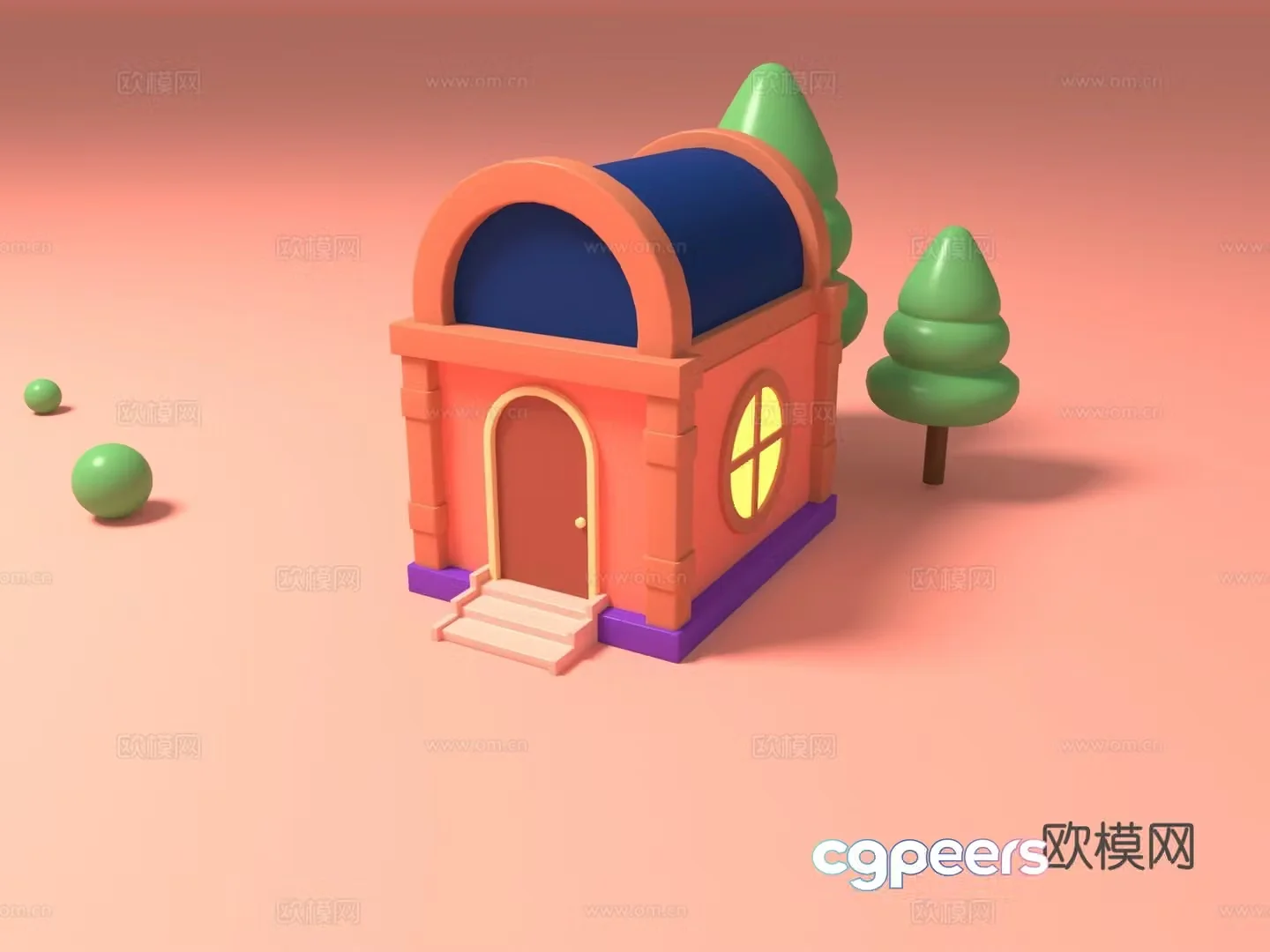 Creative Scene 3D Model