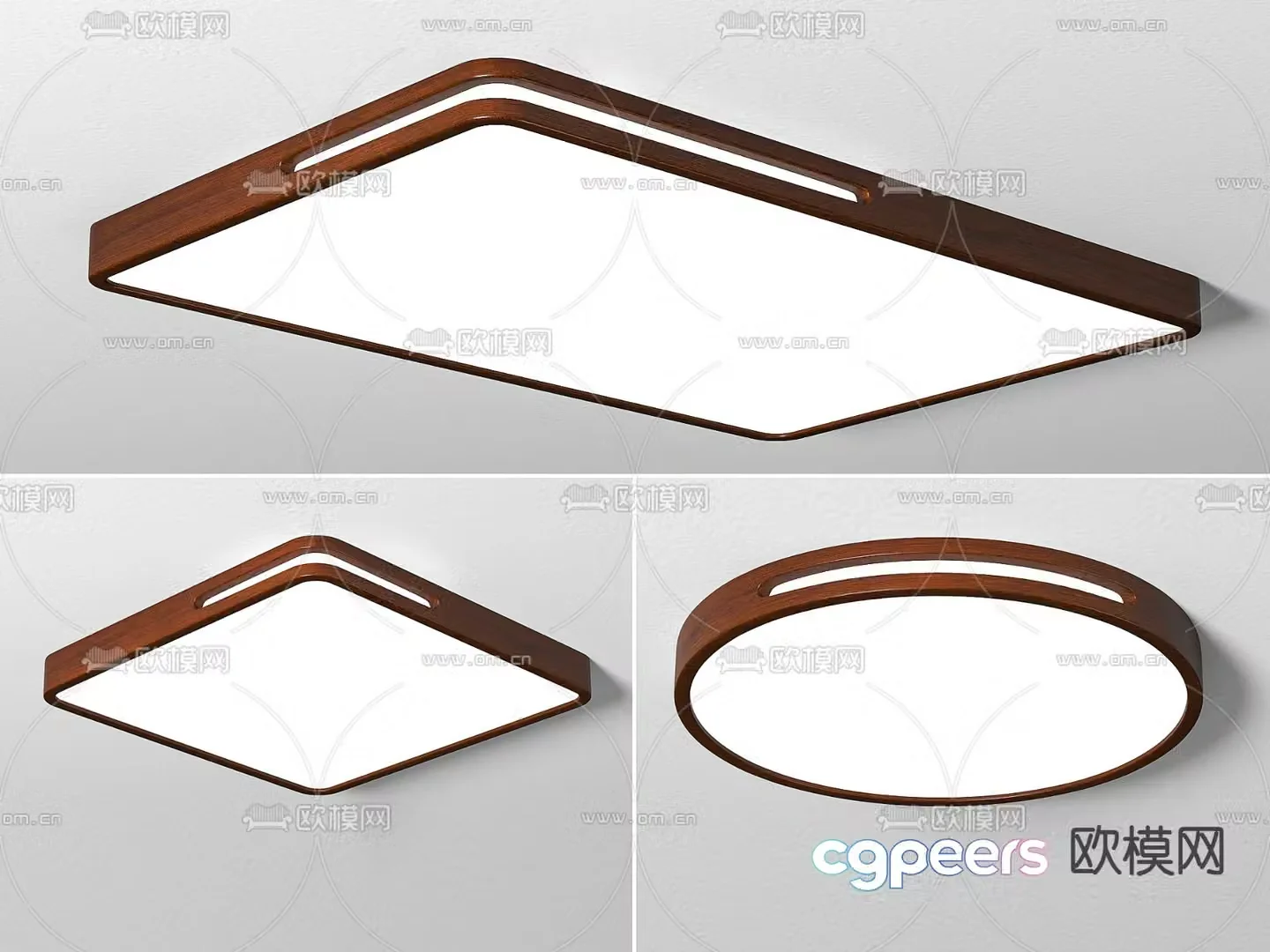 New Chinese style ceiling lamp 3d model
