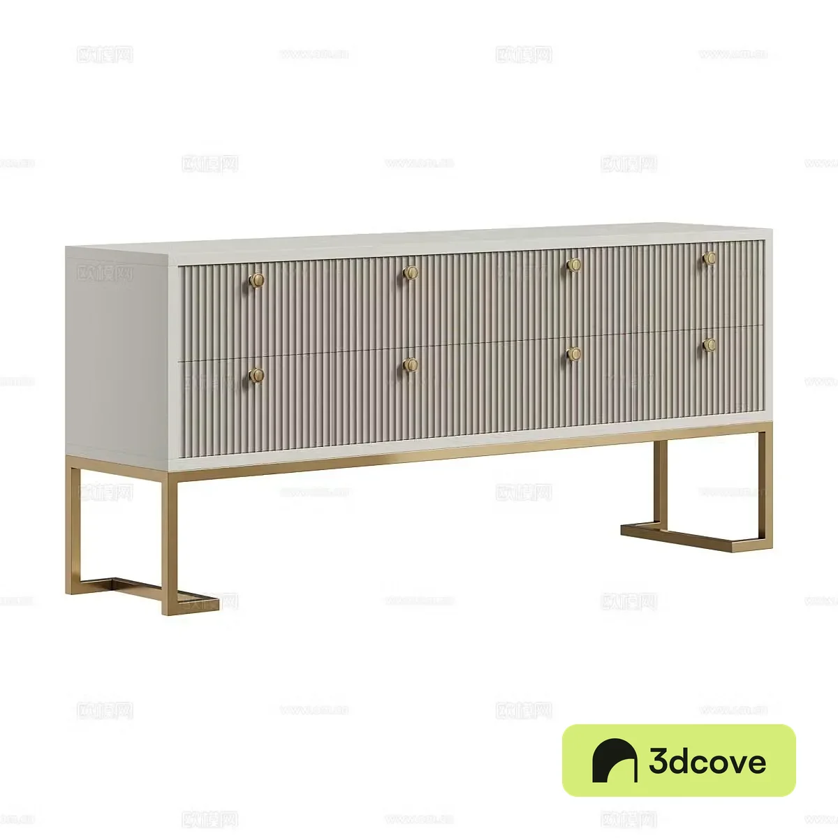Light luxury TV cabinet