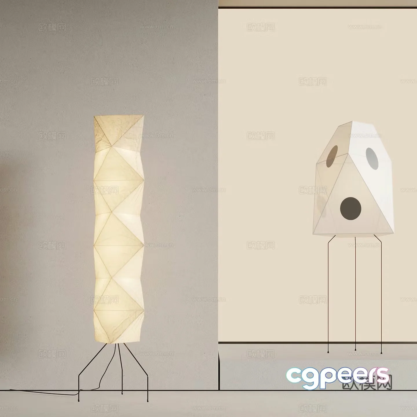 Floor lamp Modern Floor lamp 3d model