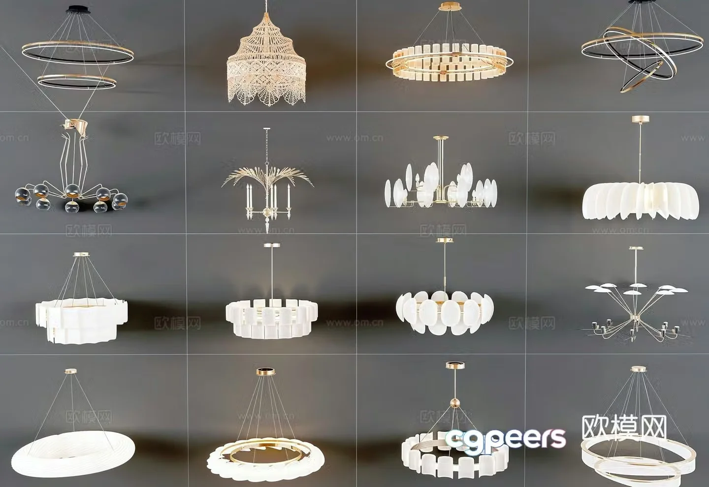Modern Italian Chandelier Living Room Chandelier Restaurant Chandelier 3D Model
