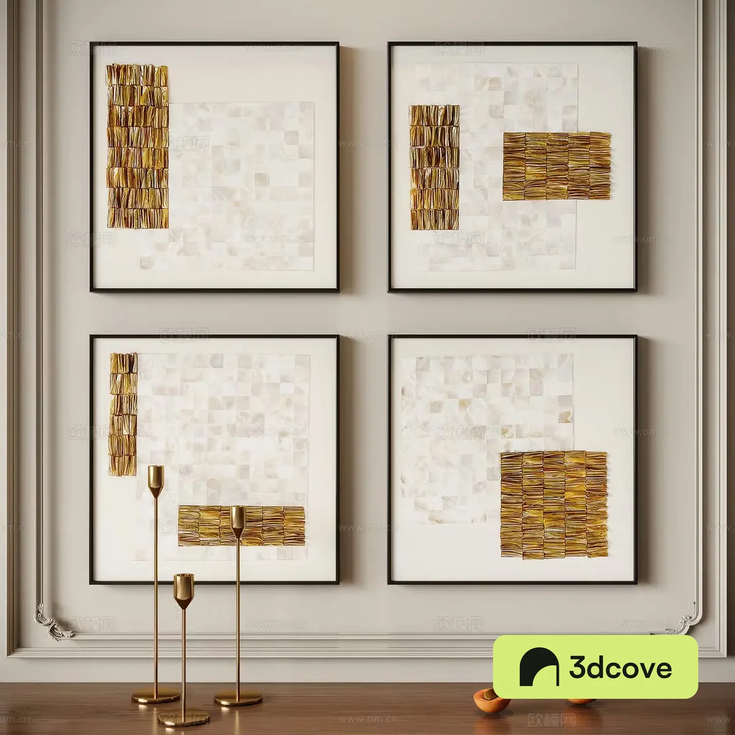 Modern texture painting decorative painting
