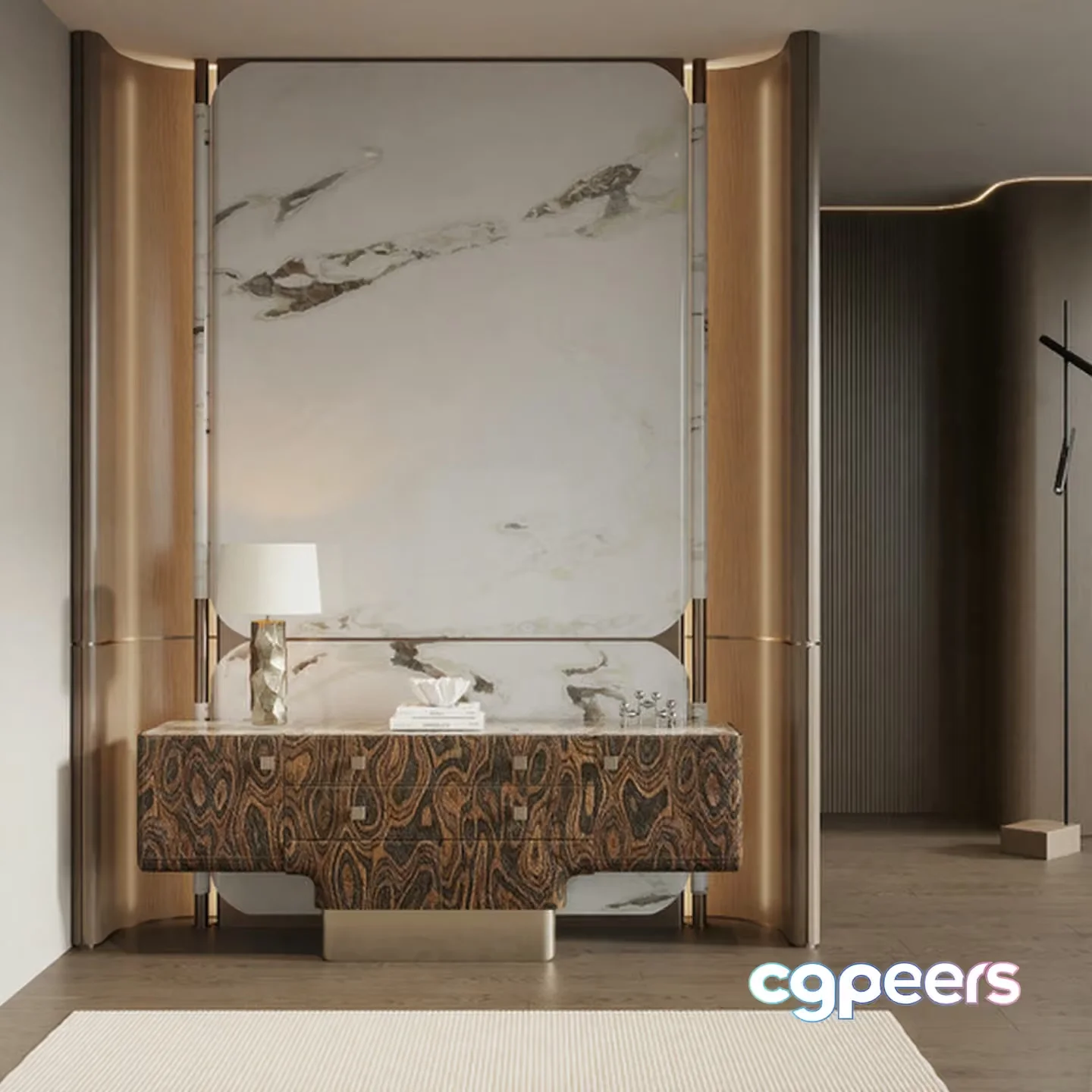 Modern Bathroom Decor 3D Model – 6792 – VRAY Render