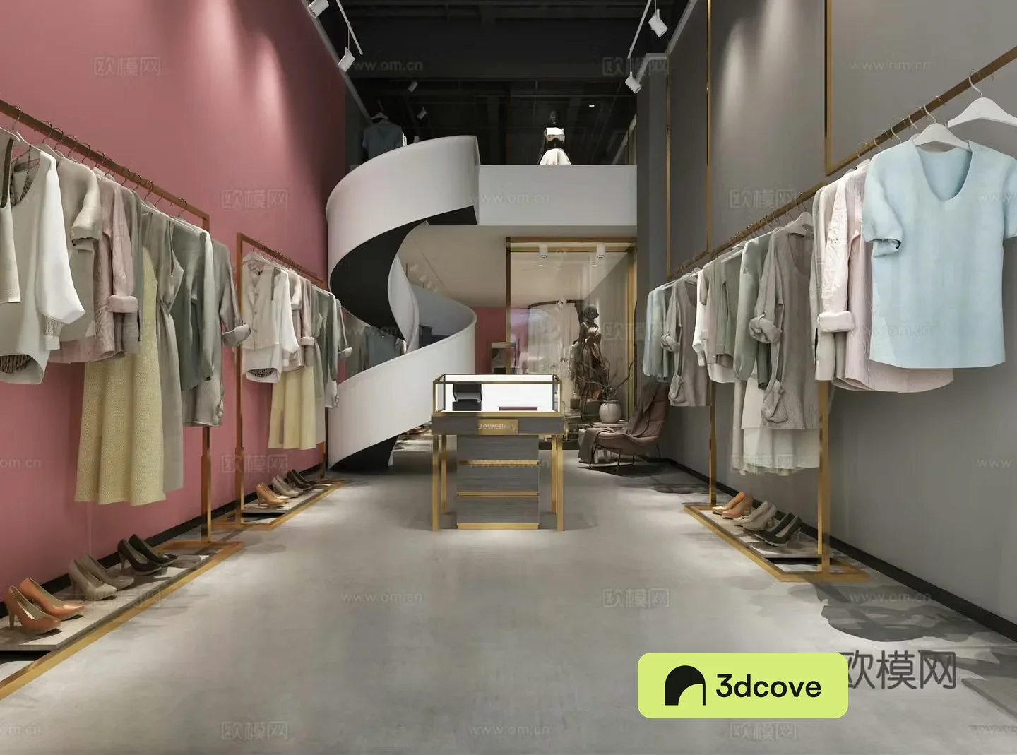 Modern clothing store women’s clothing store