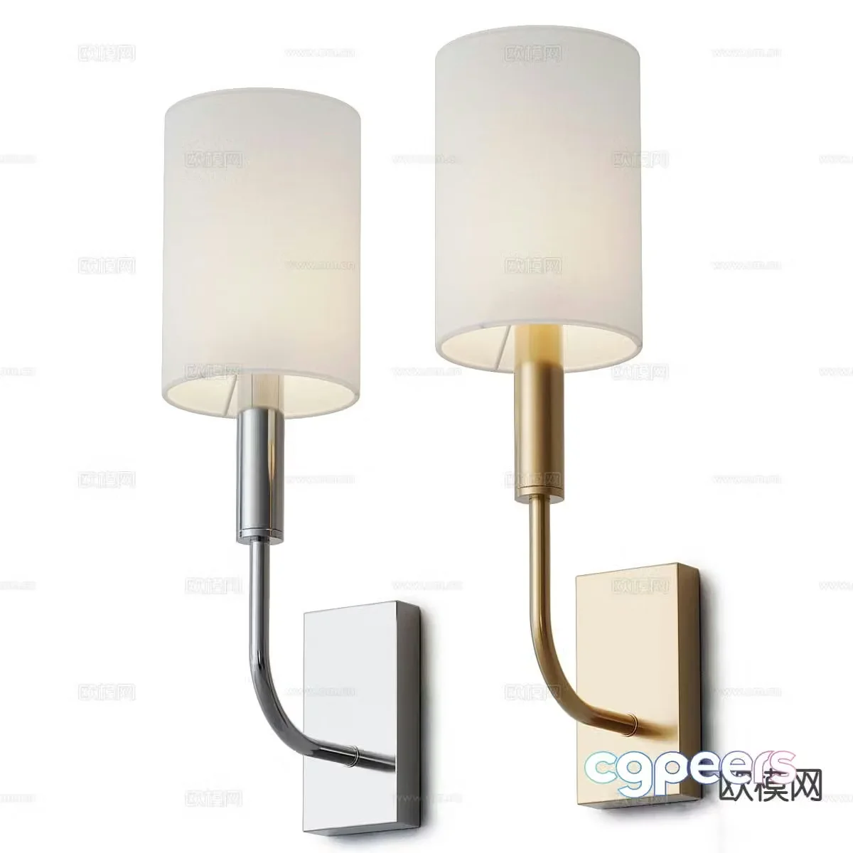 Creative wall lamp bedside wall lamp 3d model