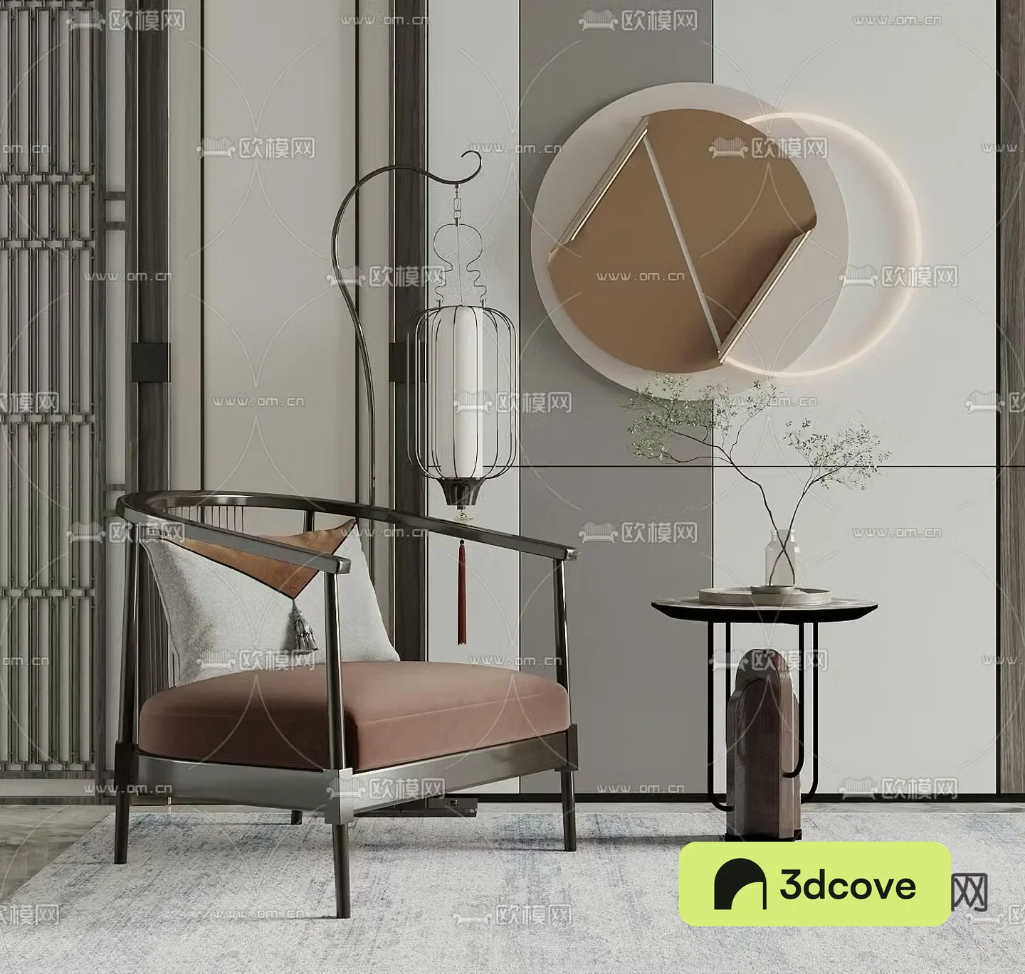 New Chinese style chair armchair table