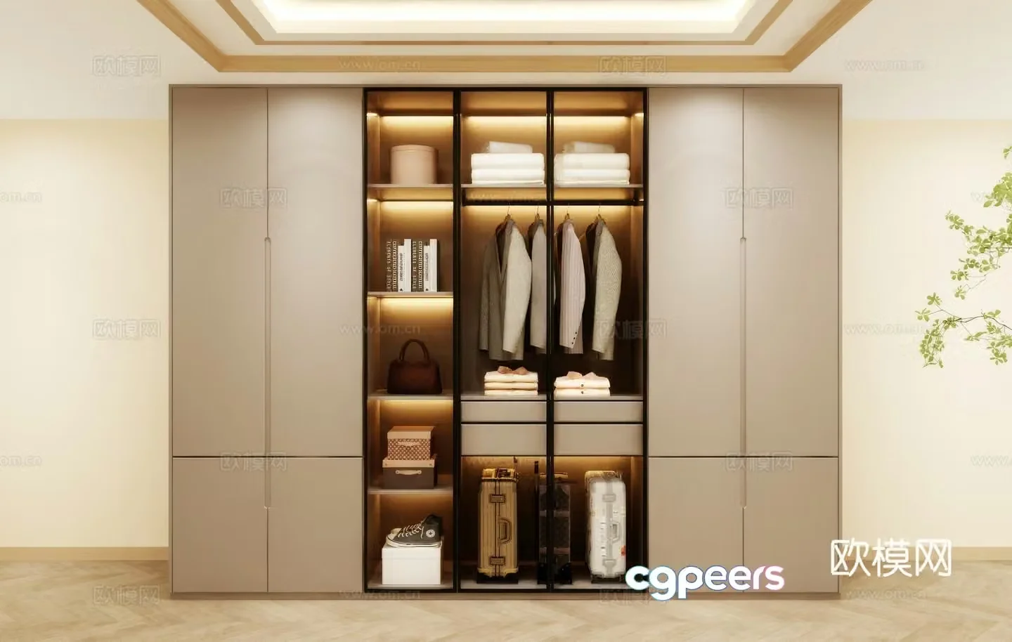 Wardrobe Design Wardrobe Wardrobe Chair Bedroom Wardrobe Hotel Wardrobe 3D Model