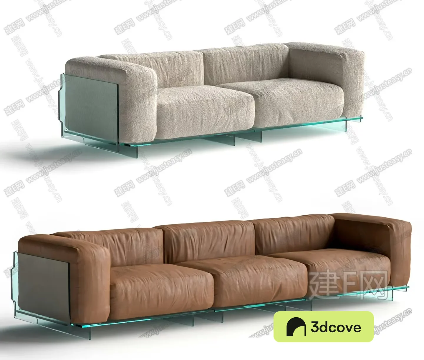 A Brown Leather Couch