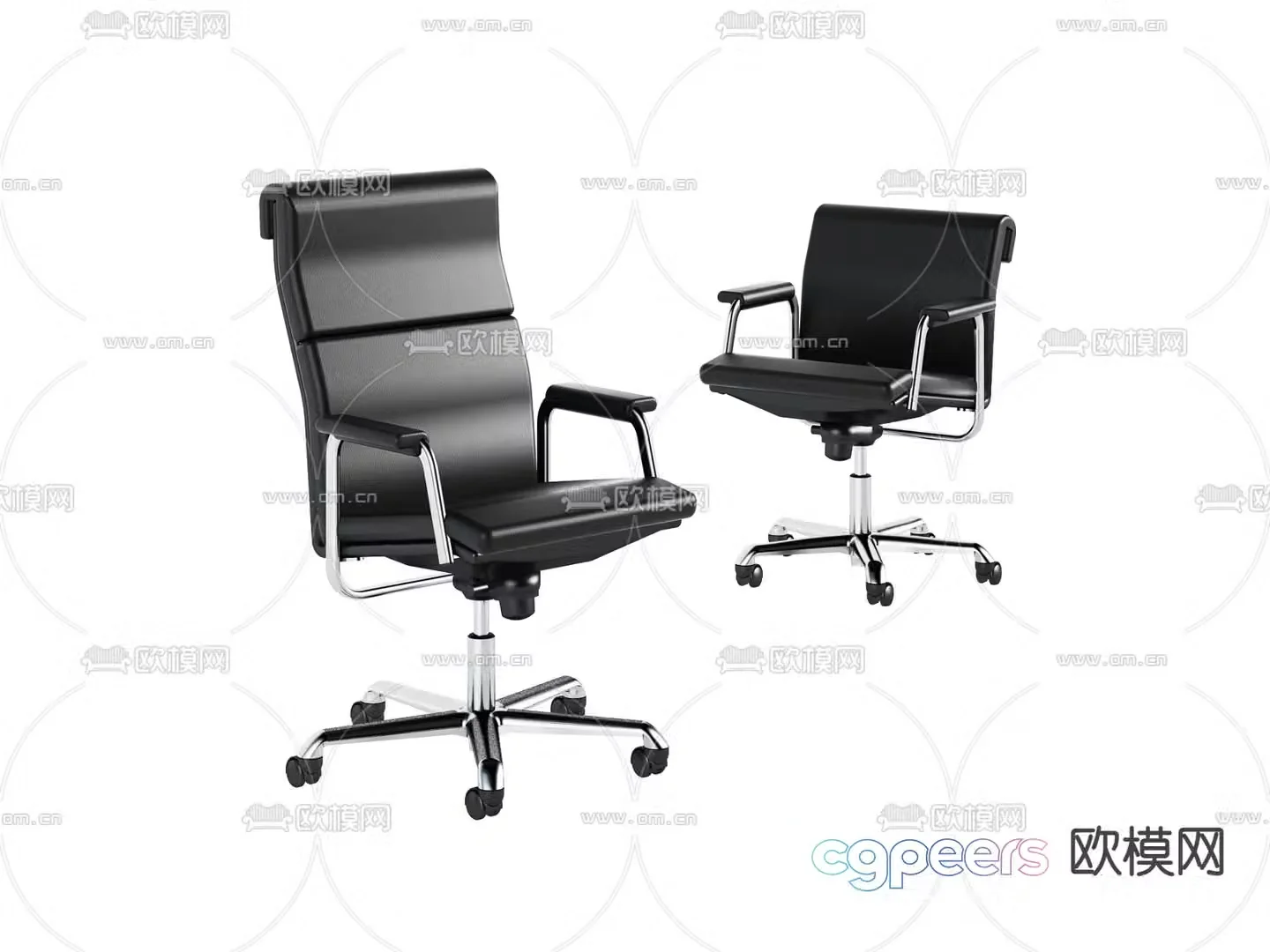 Office chair staff chair executive chair 3d model