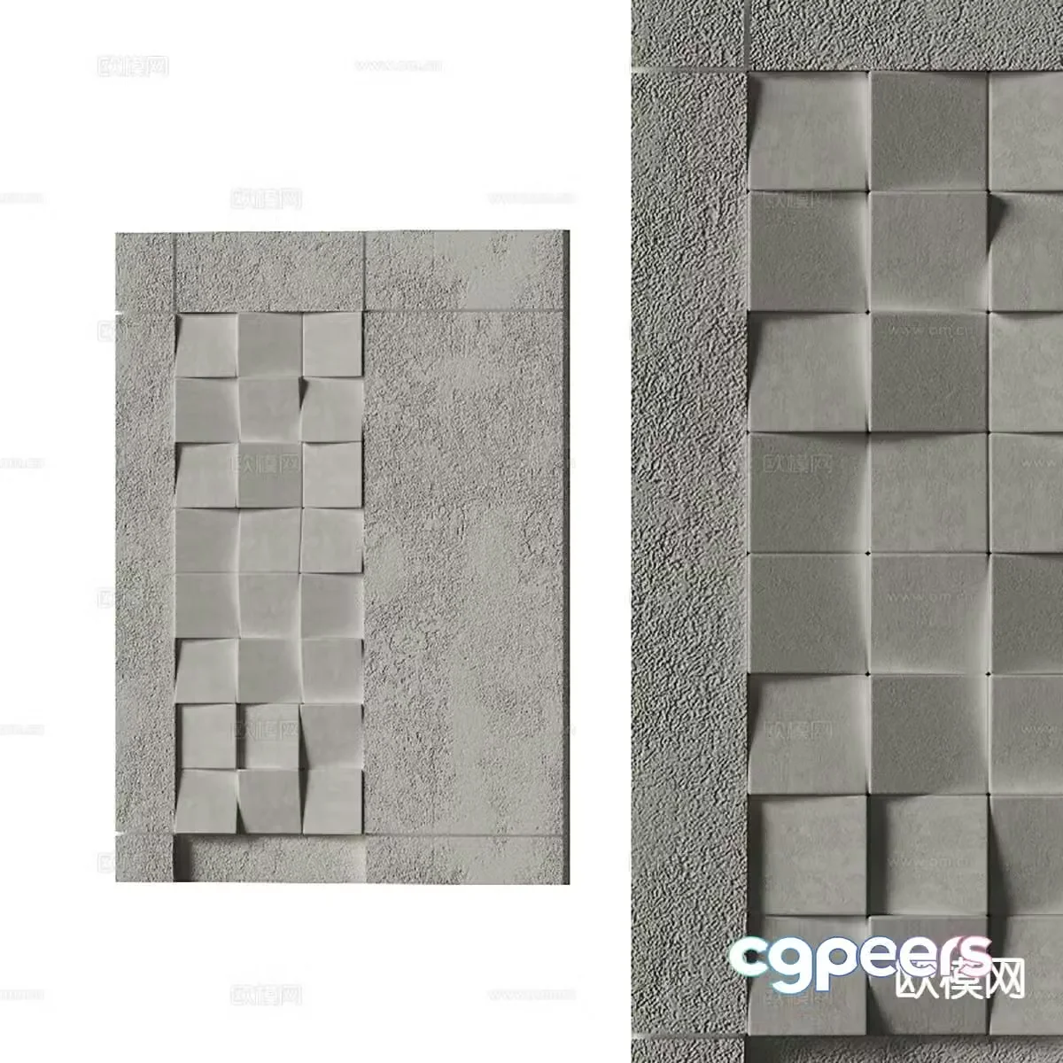 Modern wall decoration pendant three-dimensional pendant 3D model