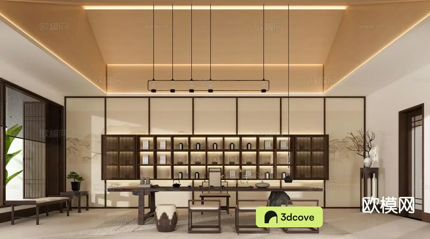 New Chinese tea room