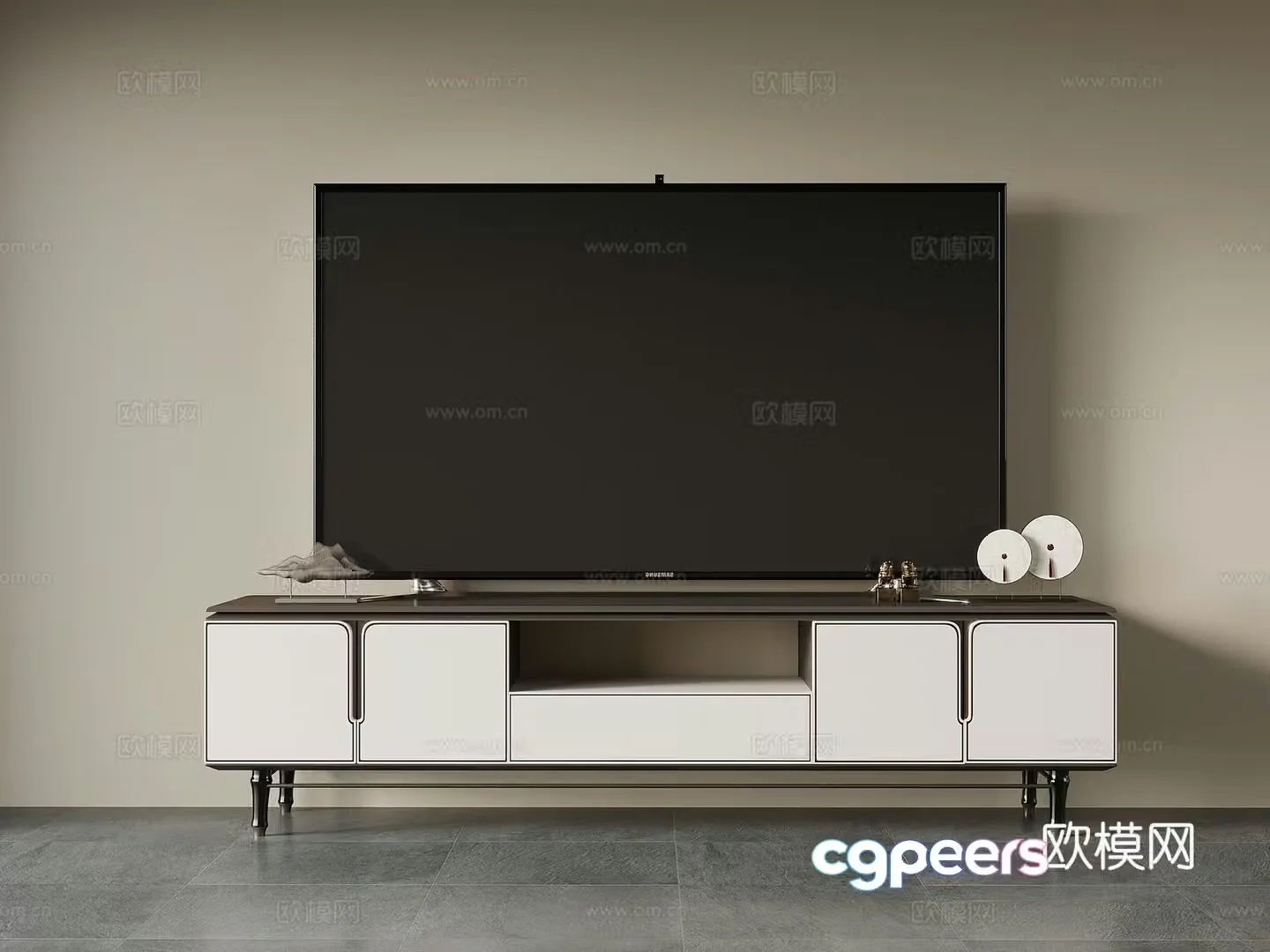 New Chinese TV cabinet 3D model