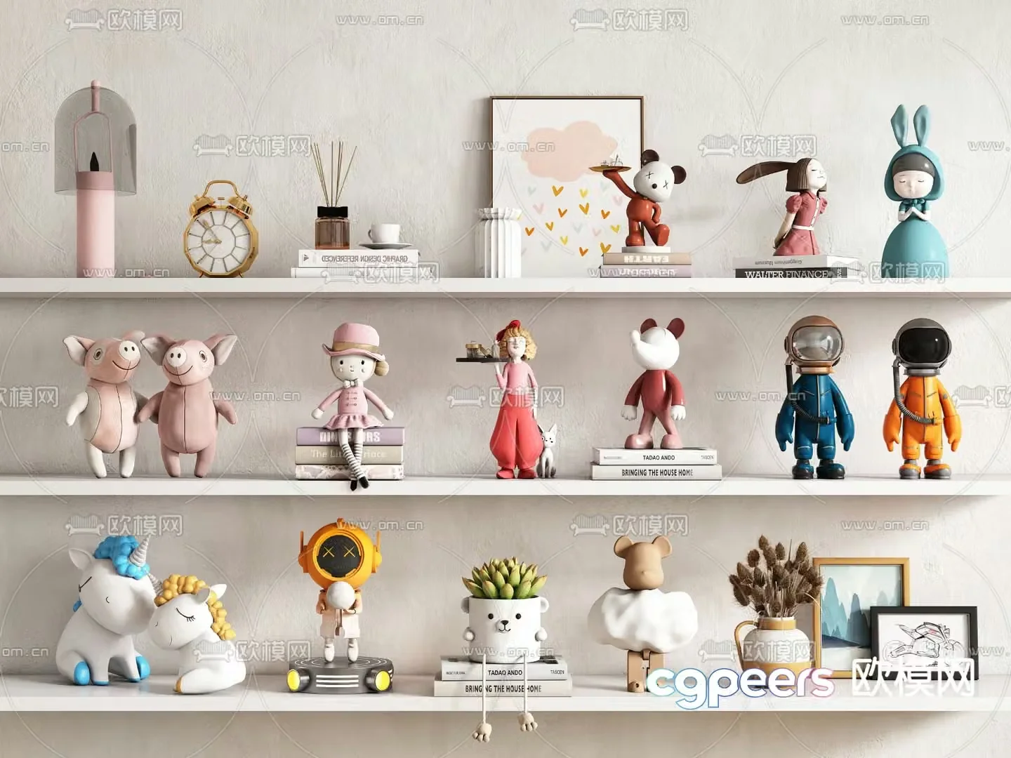 Children’s ornaments toys dolls dolls 3d model