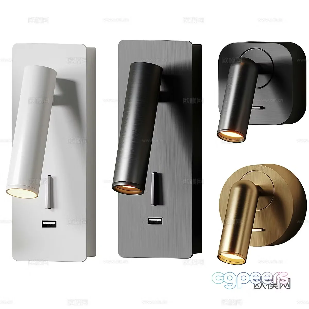 Light luxury wall lamp Small wall lamp Bedside wall lamp Metal wall lamp Garden wall lamp Outdoor wall lamp 3D model