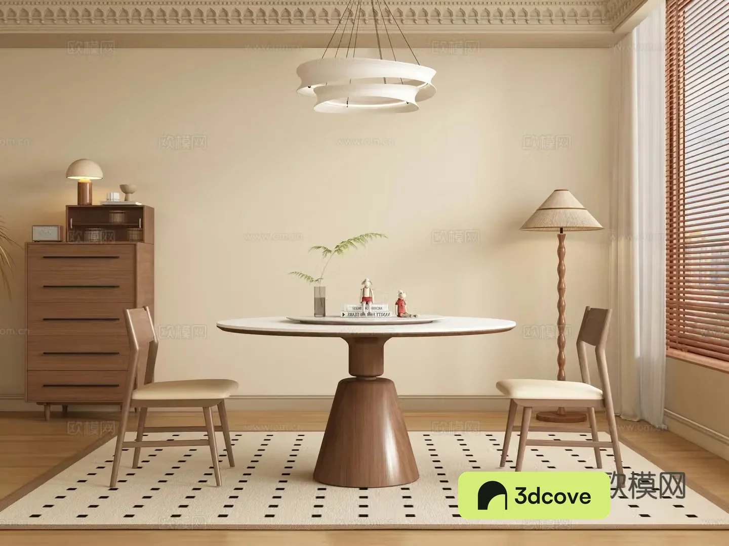 Medieval style dining table and chairs