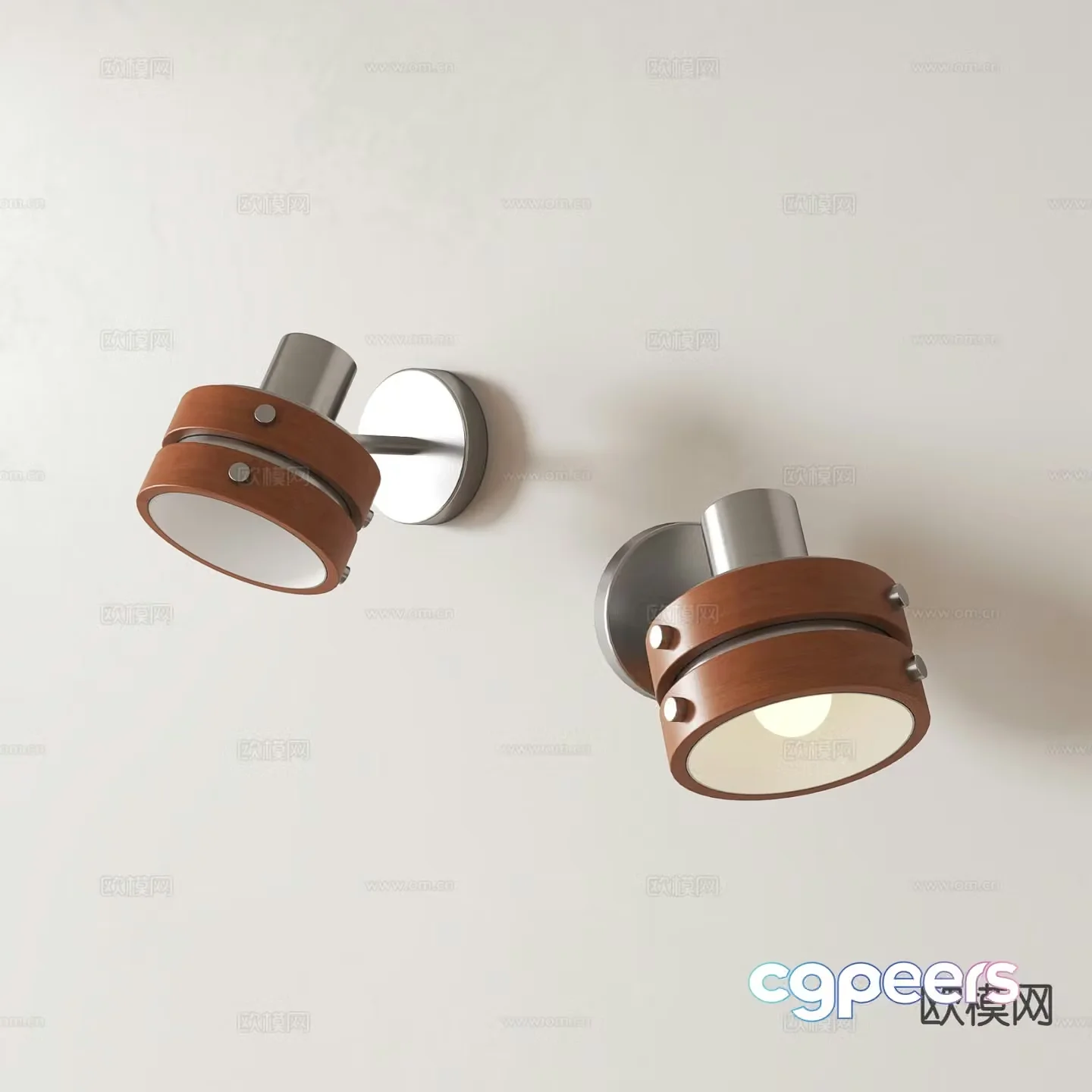 Medieval style wall lamp Bauhaus wall lamp 3D model