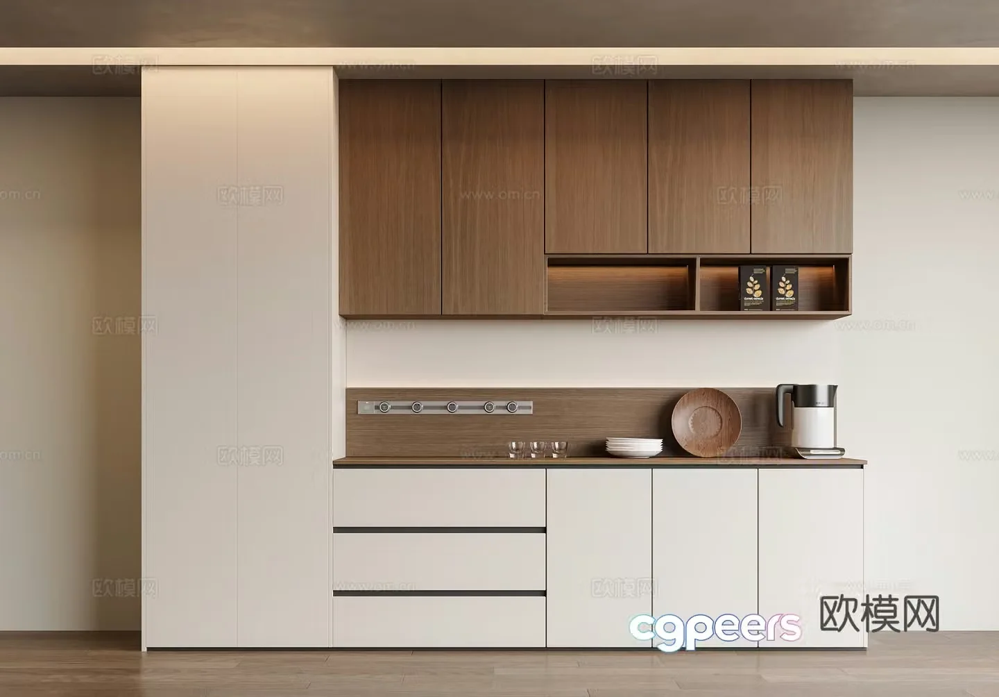 Middle-aged sideboard wine cabinet sideboard tea cabinet sideboard sideboard sideboard sideboard sideboard sideboard 3D model