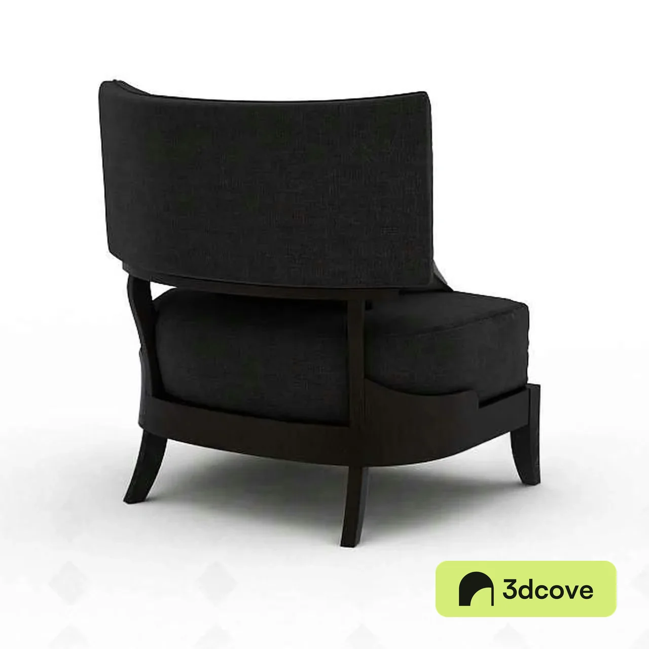 Black Upholstered Chair