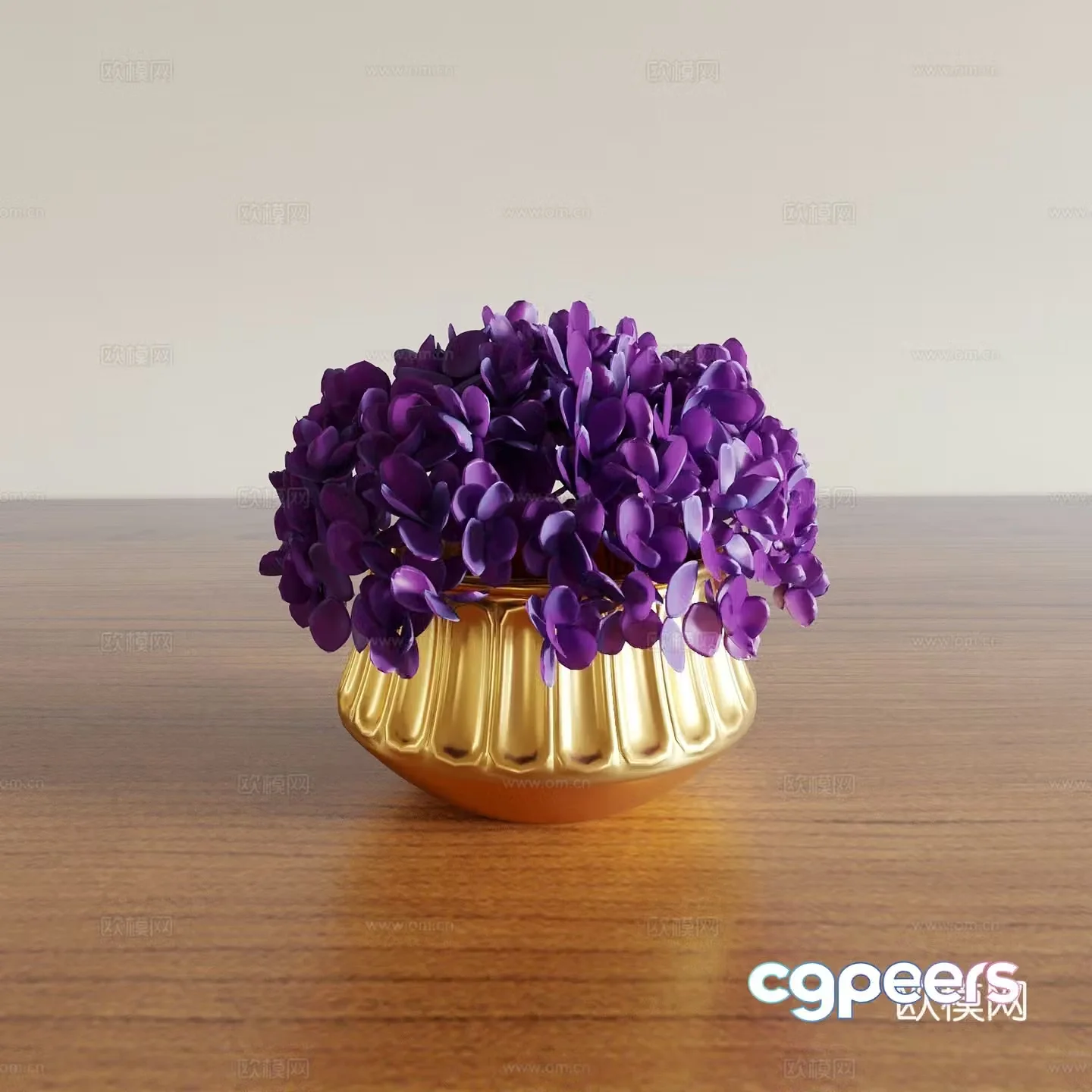 Vase Flower Art Flower Arrangement Green Plant Bonsai Pot Plant Indoor Green Plant Plant Ornament 3D Model