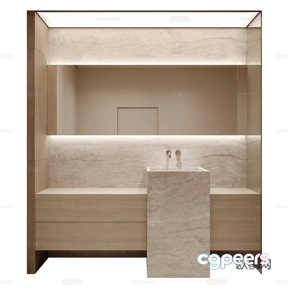 Bathroom furniture 013d model