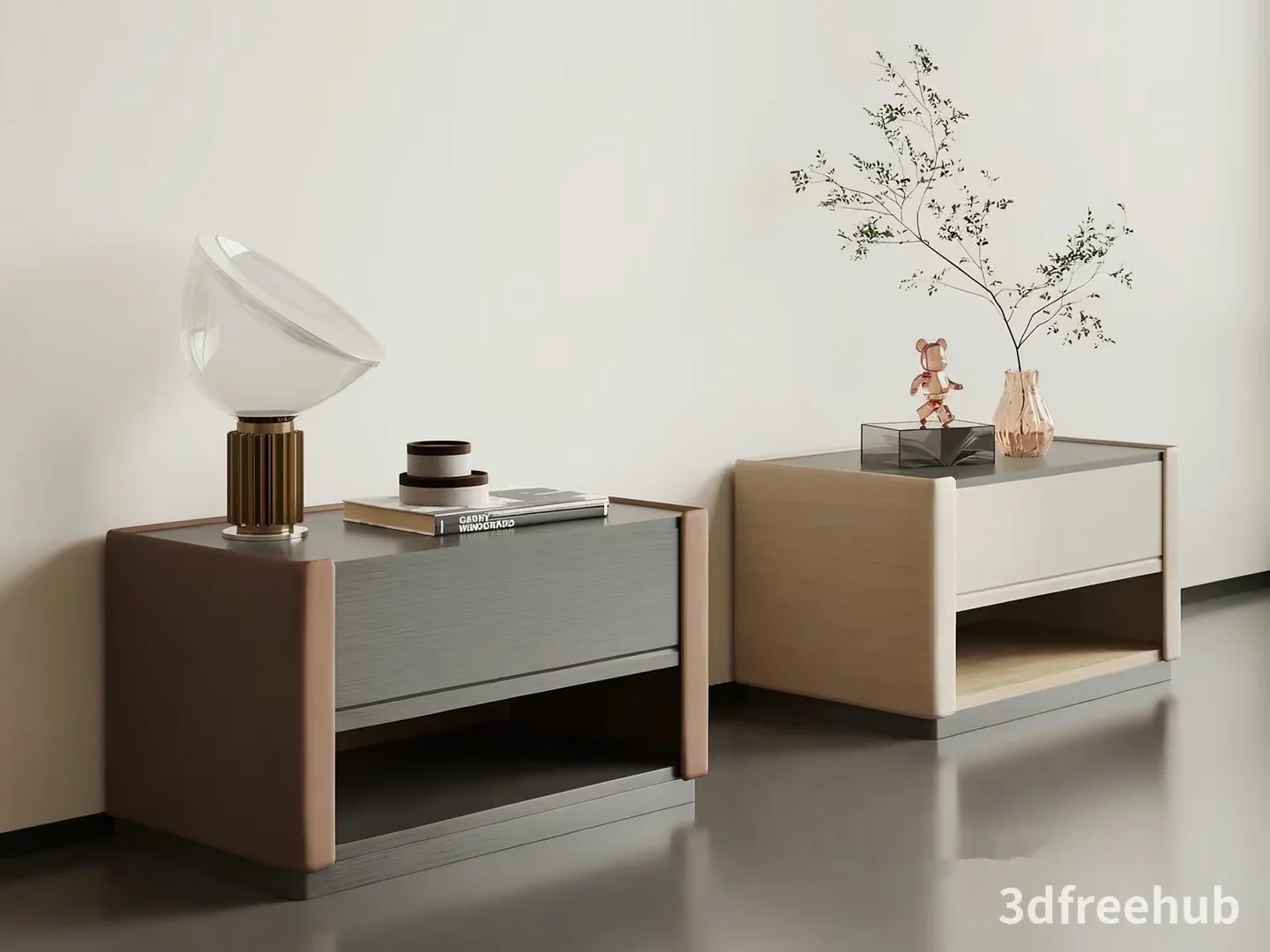 Modern Wooden Furniture 3D Model – 21969 – VRAY Render