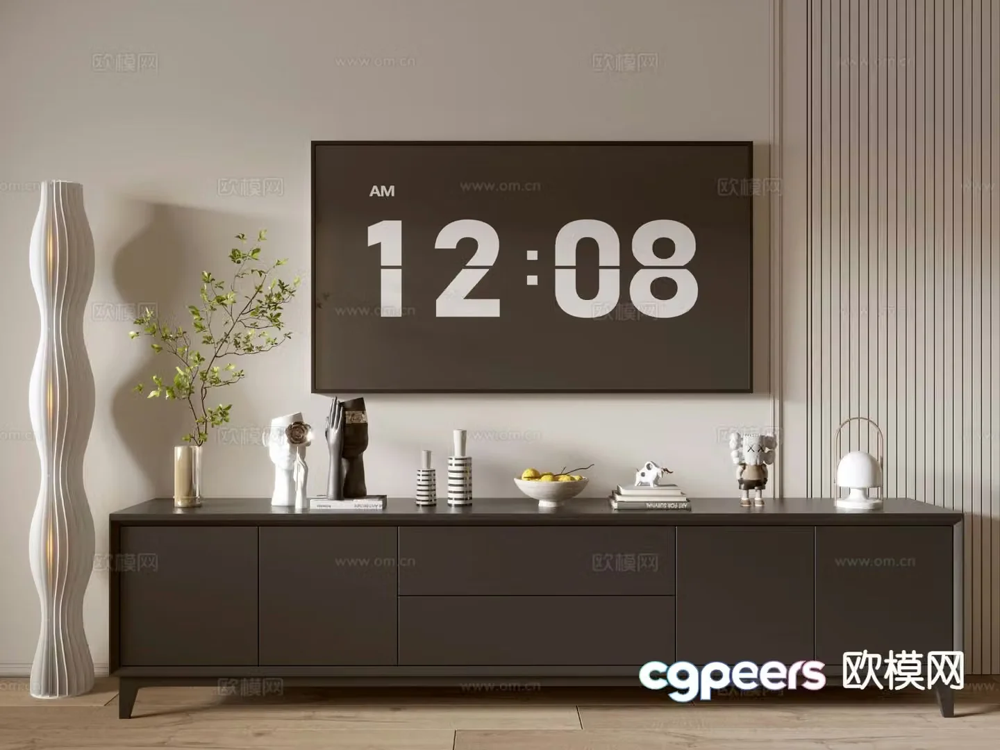 Modern TV cabinet 3d model
