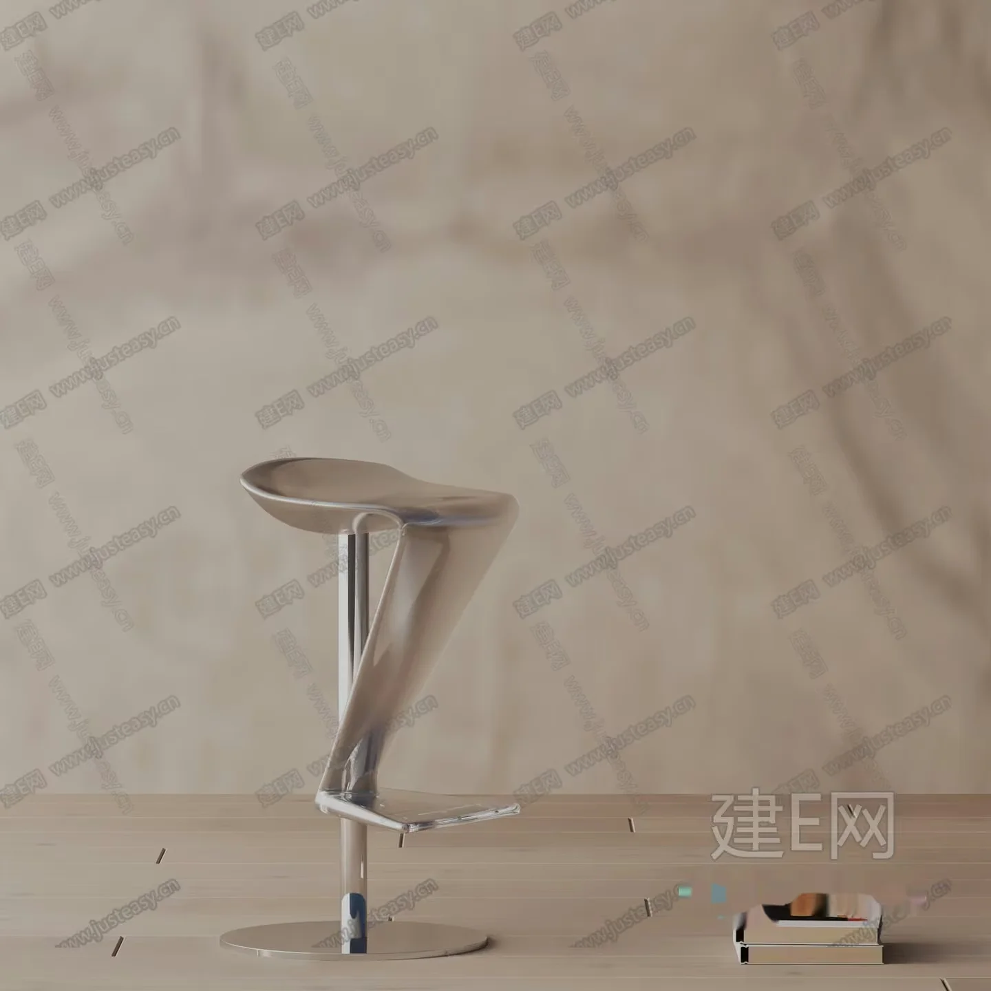 Modern Bar Stool 3D Model – 5649 – VRAY Render
