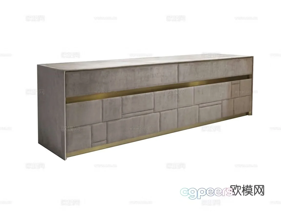Visionnaire BARRYMORE side cabinet 3d model