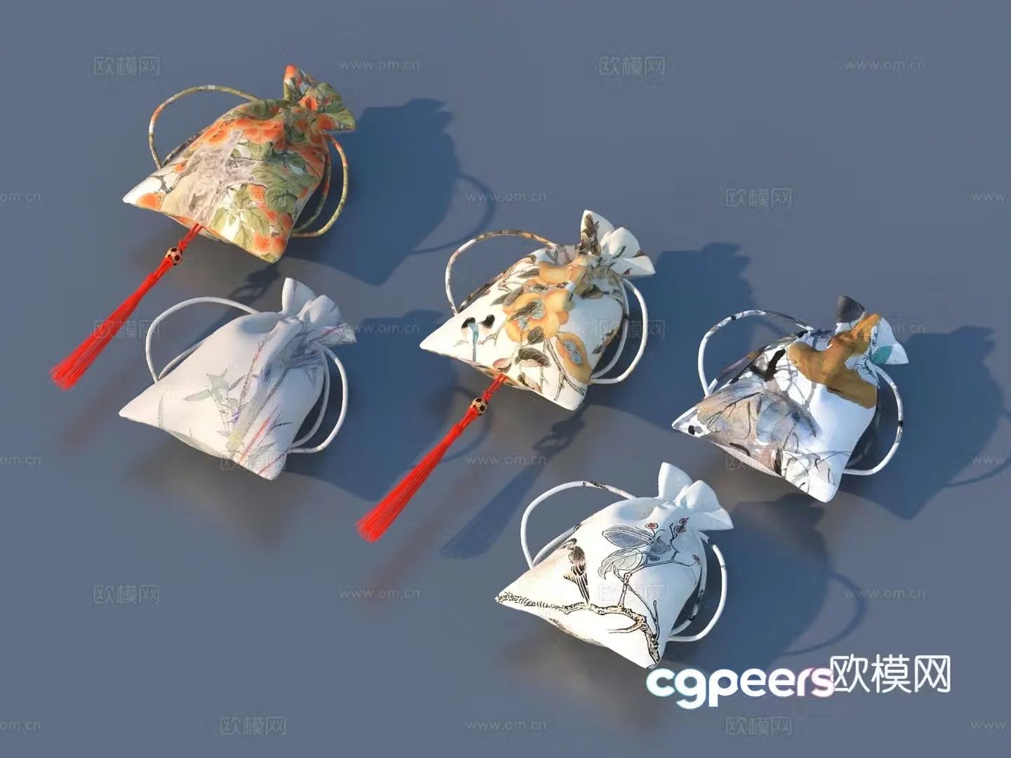 Sachet Bag Tips Accessories Sachet 3D Model