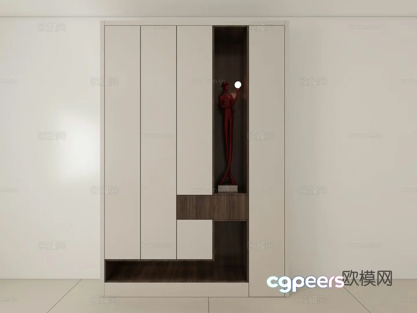 Premium cabinet 3D model