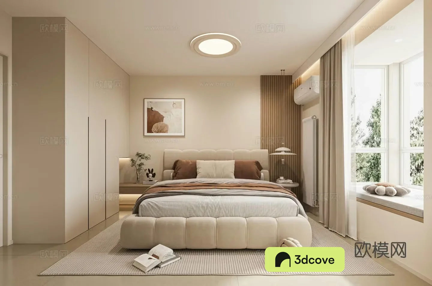 Creamy Bedroom