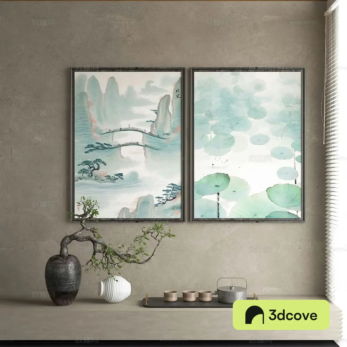 New Chinese style decorative painting