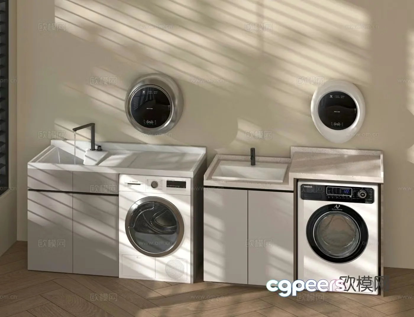 Washing machine cabinet 3d model