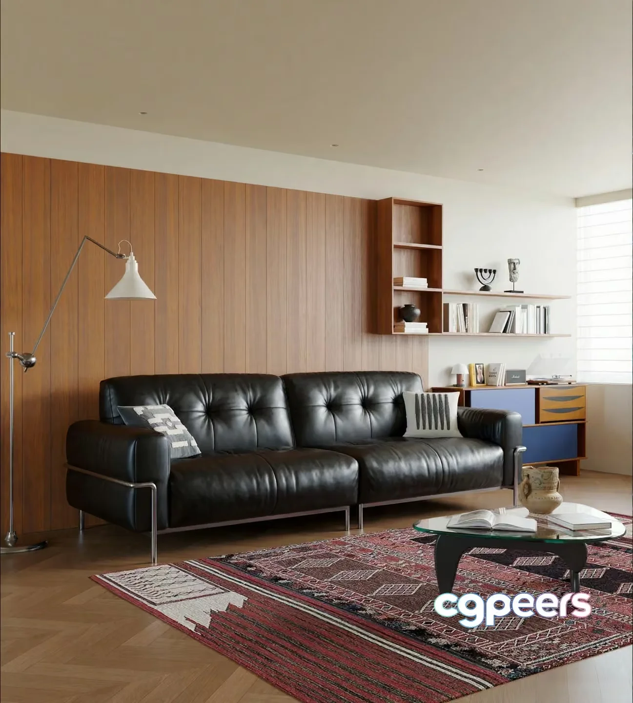 Modern Living Room 3D Model – 5966 – VRAY Render