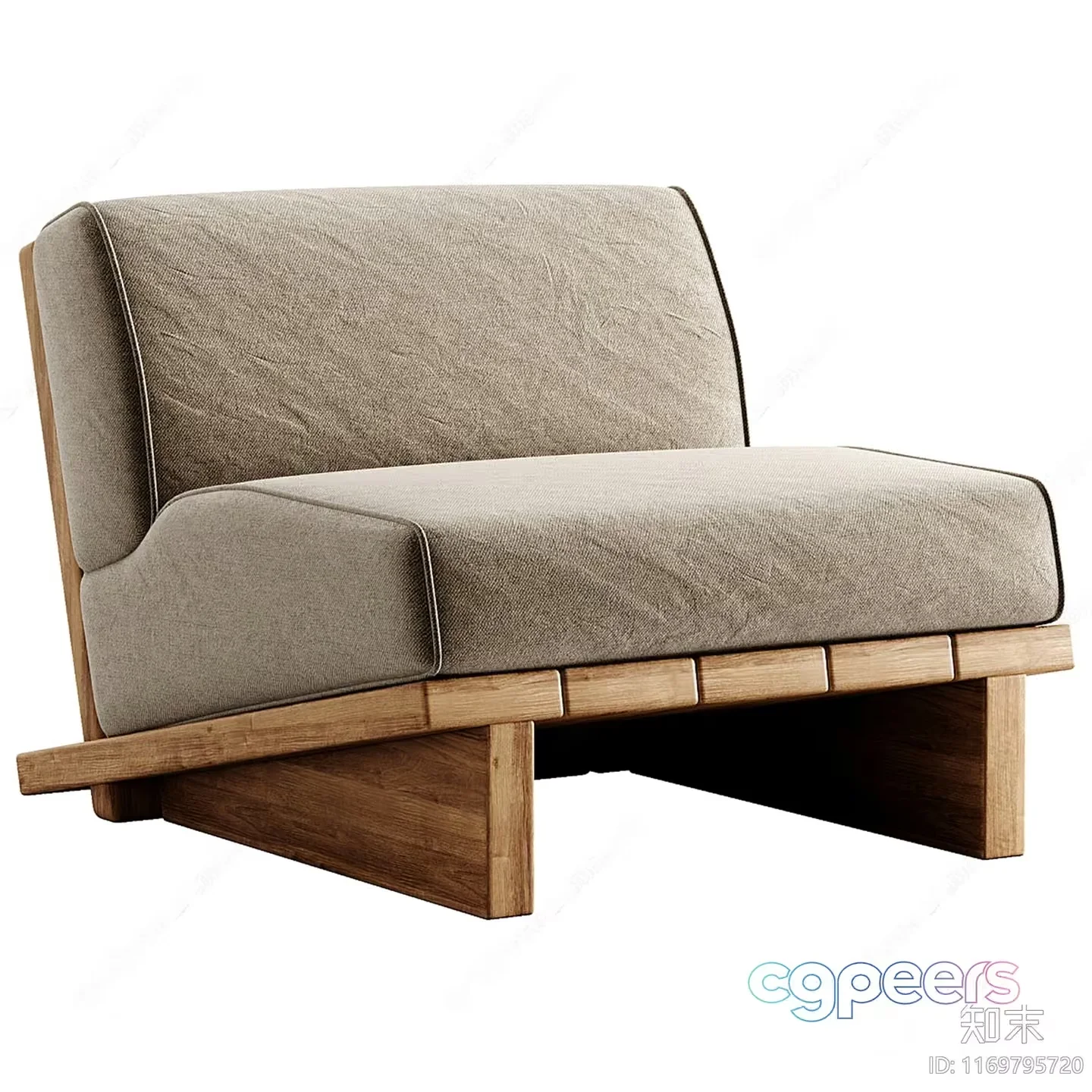 Modern Light-Colored Furniture 3D Model – 4291 – VRAY Render