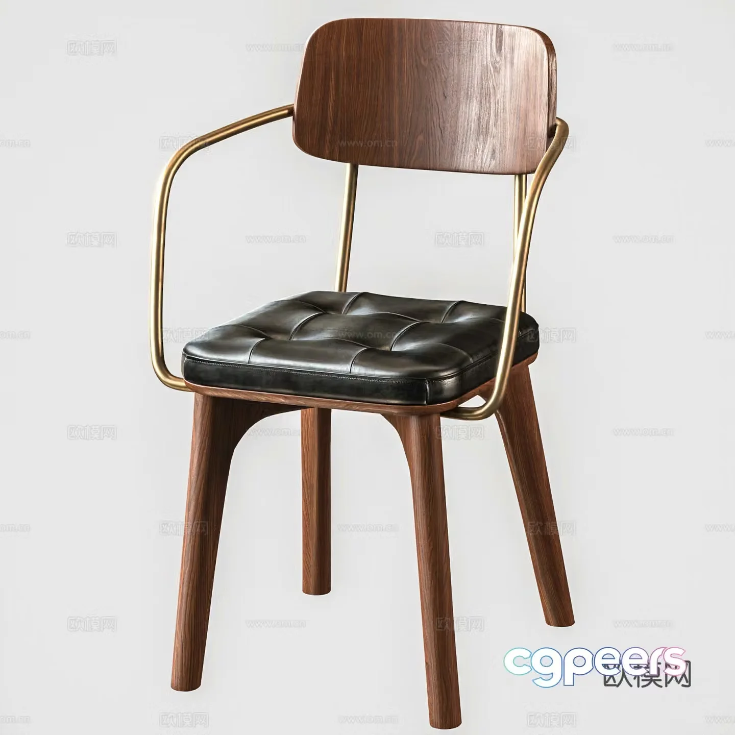 Armchair Leisure Chair Single Chair 3D Model