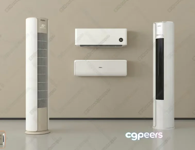 Modern Home Appliances 3D Model – 9969 – VRAY Render