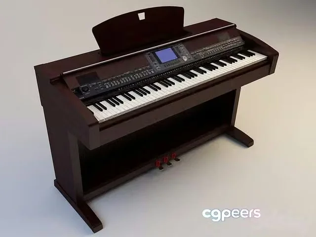 3ds Max Free – Piano YAMAHA’S CVP-503