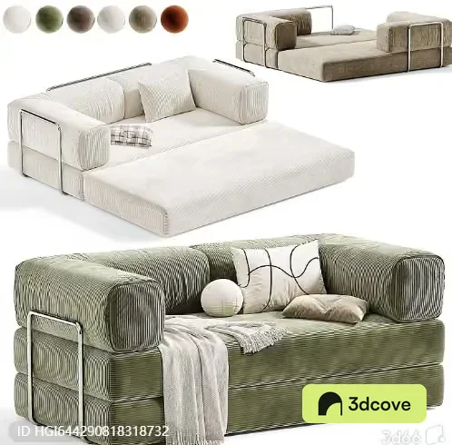 Modern Corduroy Sofa