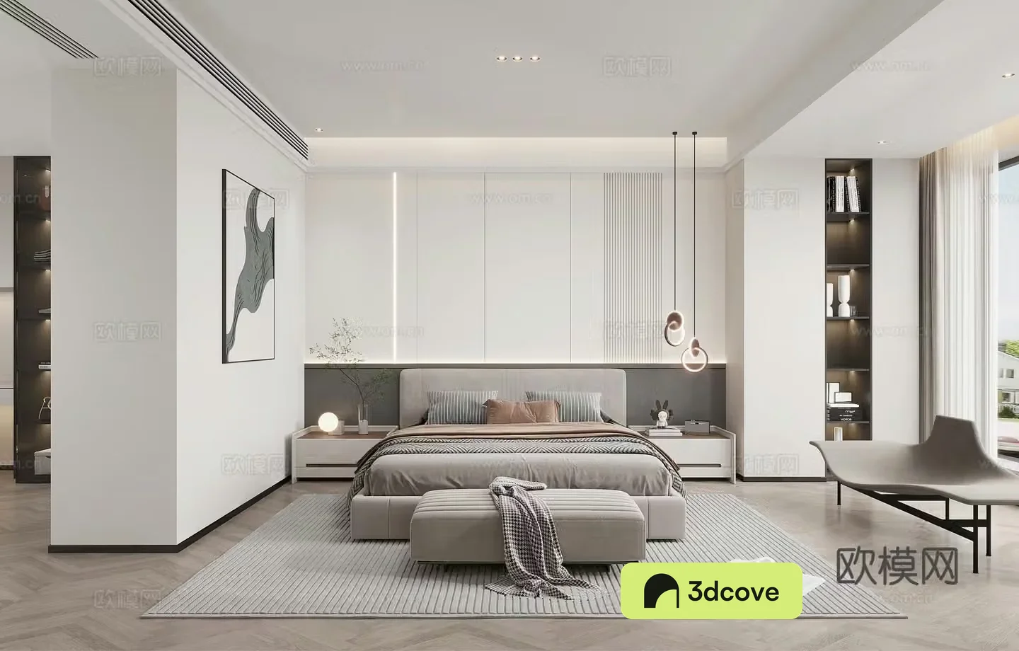 Modern bedroom