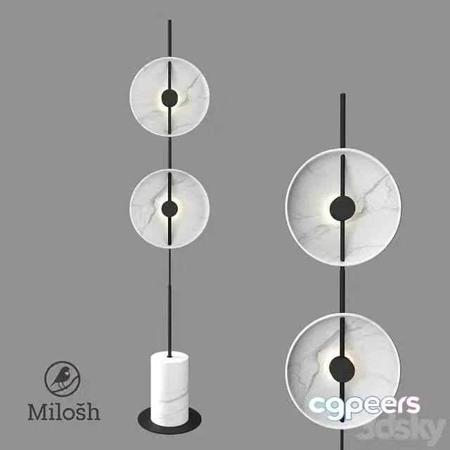 3ds Max Free – om FLOOR LAMP MILOSH TENDENCE 0751FL-2BK