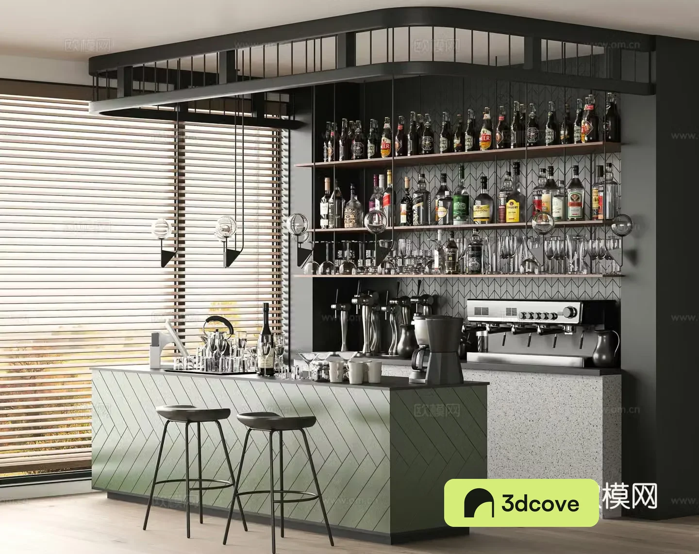 Modern cafe
