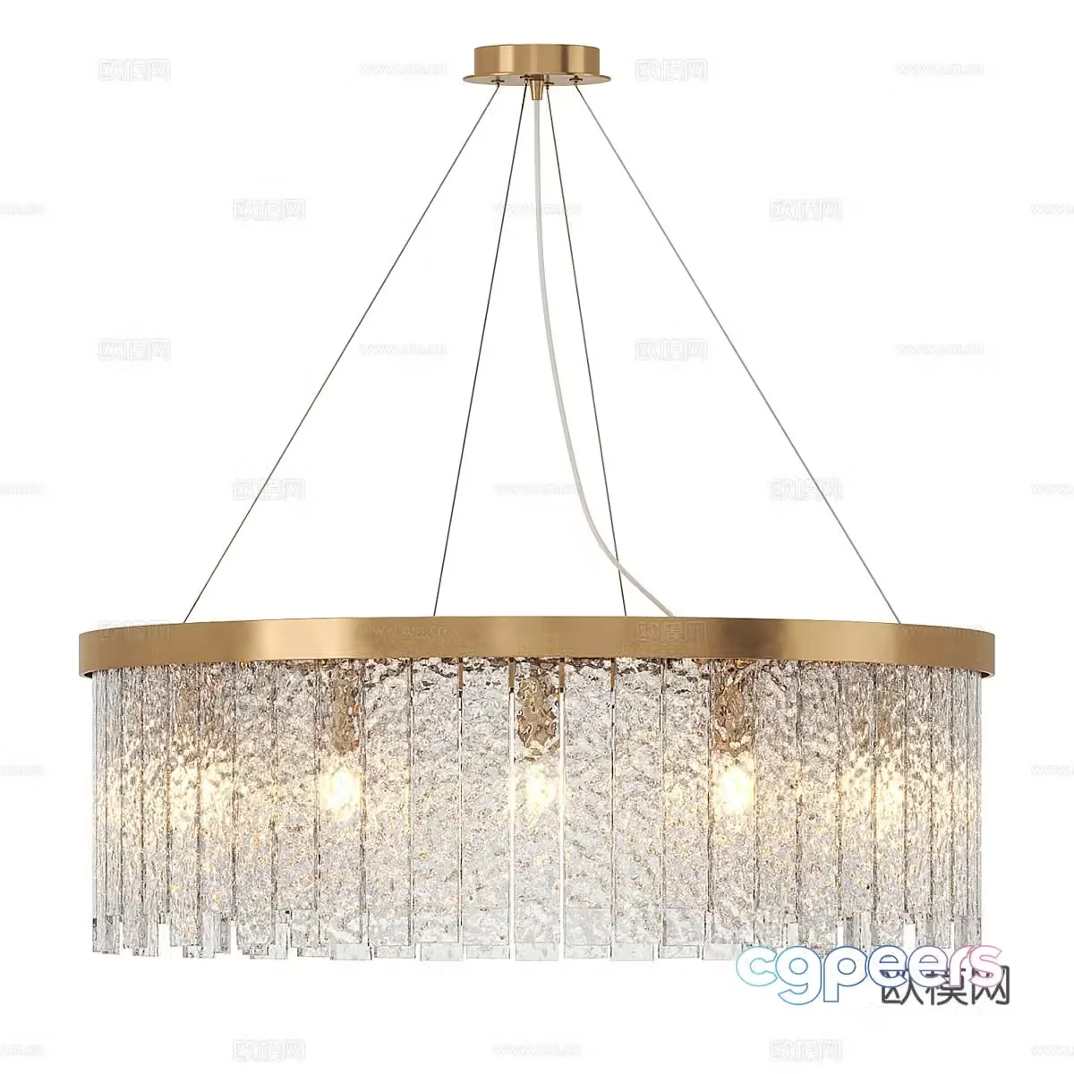 Modern simple chandeliers chandeliers simple chandeliers light luxury chandeliers living room chandeliers lamps 3D model